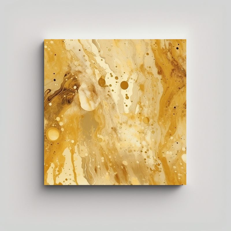 GENERICO - Cuadro Decorativo Con Salpicaduras De Pintura 60x60 Cm