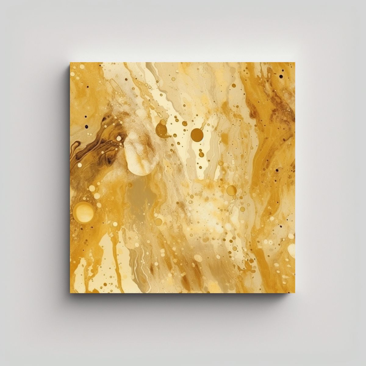 GENERICO - Cuadro Decorativo Con Salpicaduras De Pintura 50x50 Cm