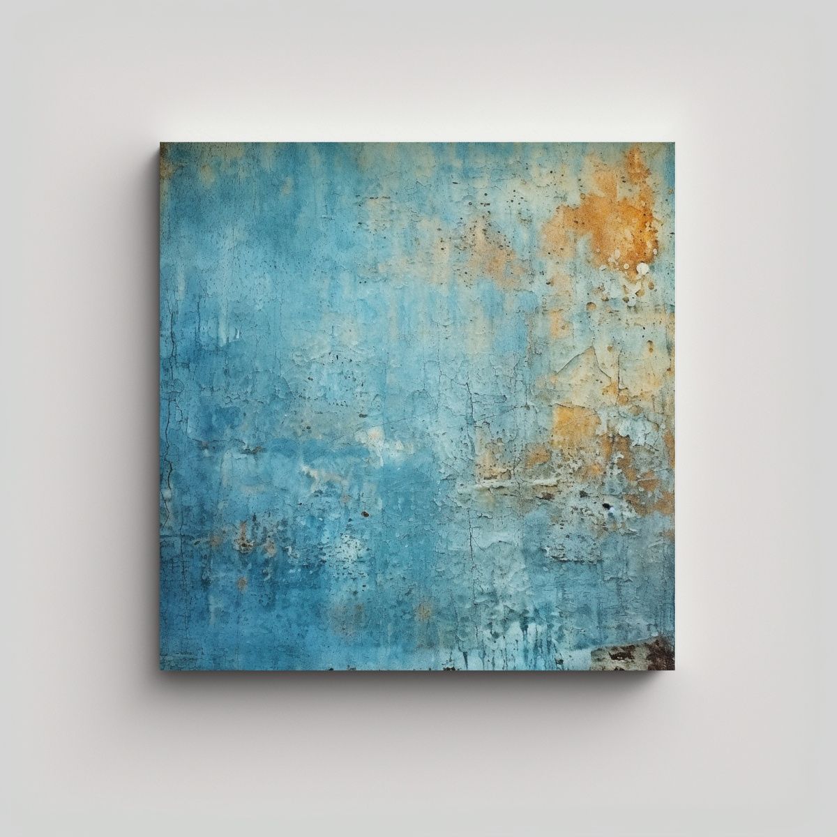 GENERICO - Fondo Abstracto Azul Gastado Limpio En Primer 70x70 Cm