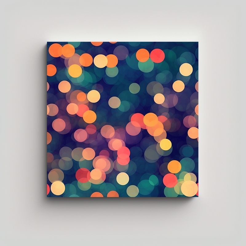 GENERICO - Pinturas Decorativas De Composición Abstracción 50x50 Cm