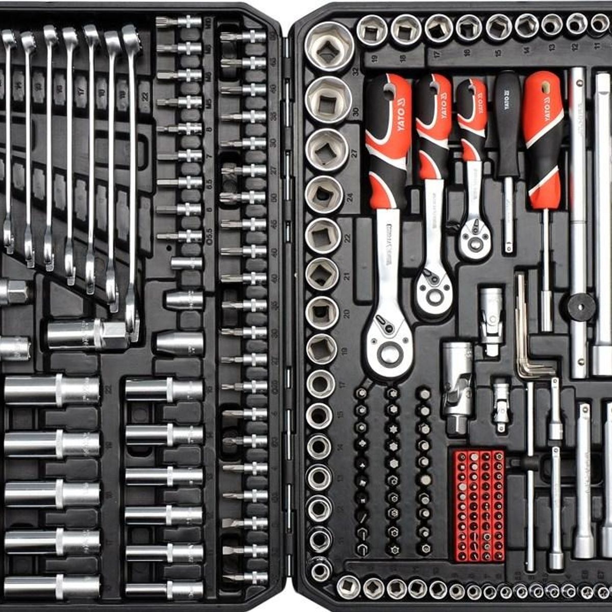 YATO - Juego De Dados Yato Polonia Caja 216 Pcs Yt-38841 Original