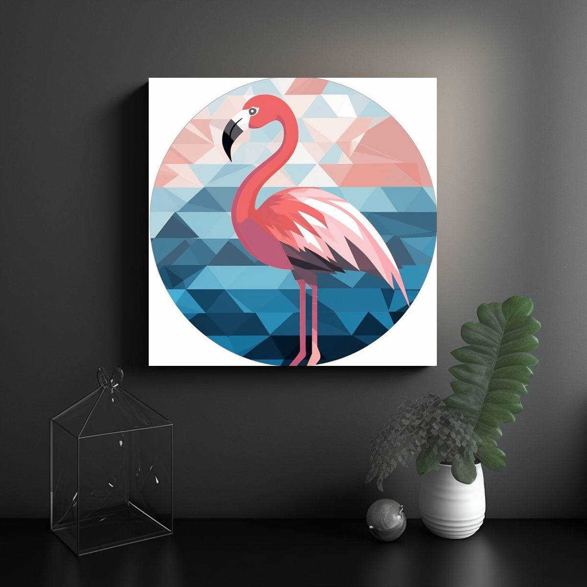 GENERICO - Pegatina De Flamenco Carismático En Estilo Art 90x90 Cm