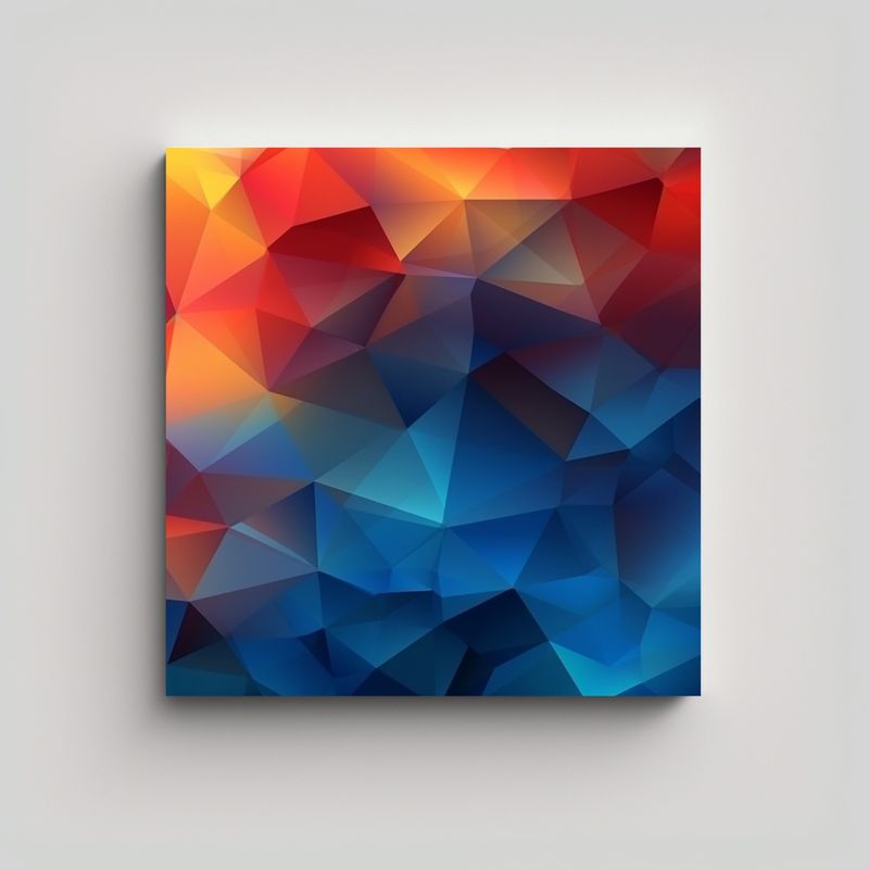 GENERICO - Pinturas Decorativas Con Detalles Intrincados En 70x70 Cm