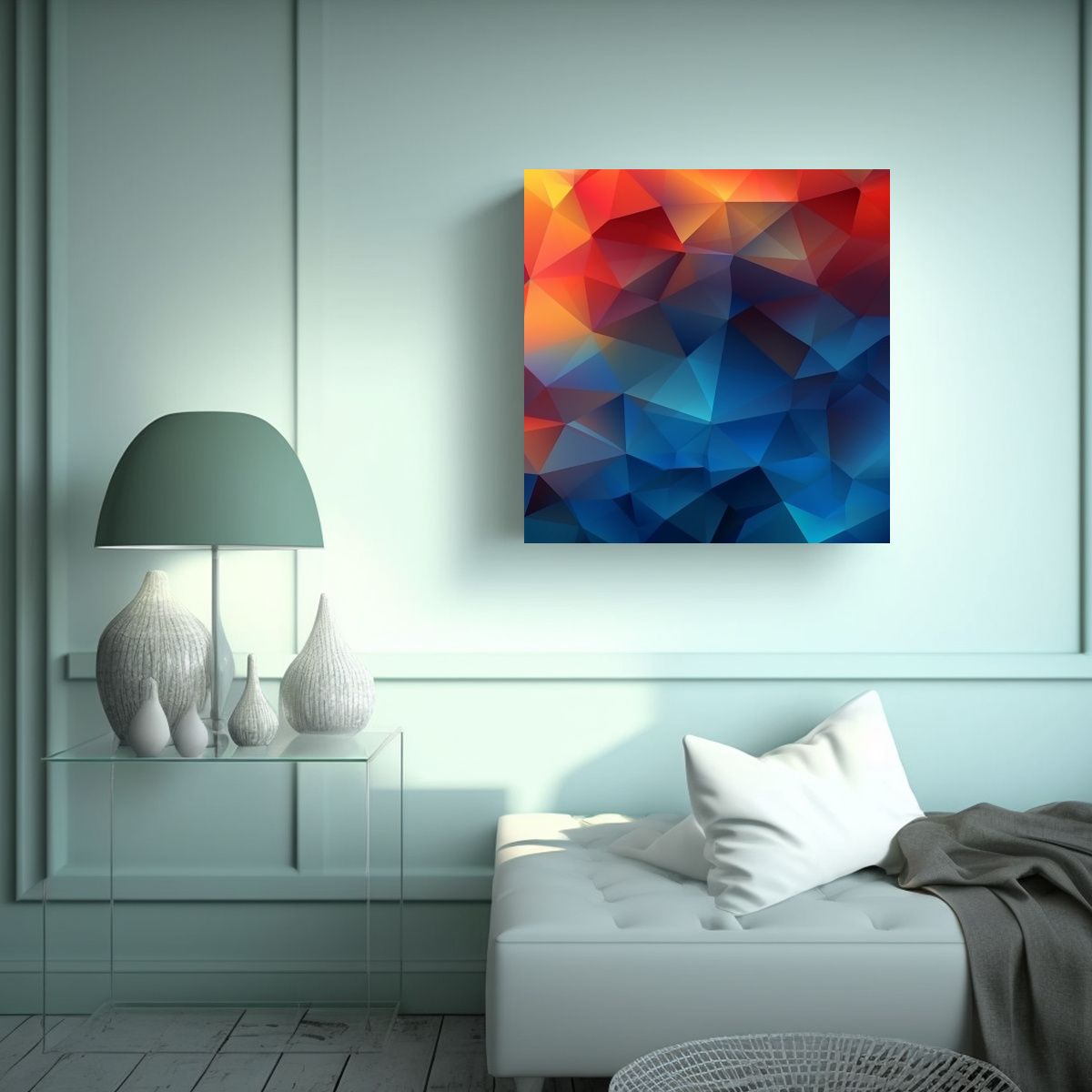 GENERICO - Pinturas Decorativas Con Detalles Intrincados En 50x50 Cm