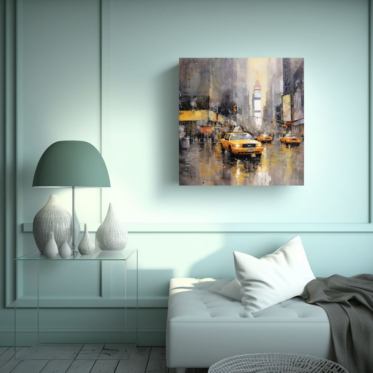 GENERICO - Cuadro Pared Composición Equilibrada Águila 60x60 Cm