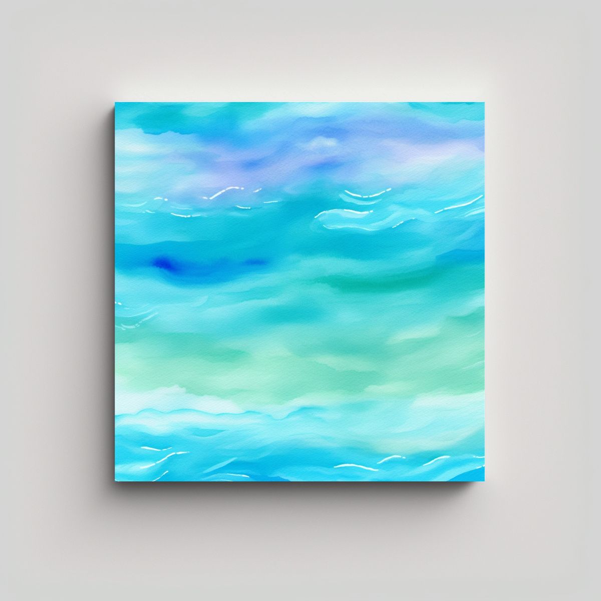 GENERICO - Tela En Bastidor Arte Movimiento Modernidad 80x80 Cm