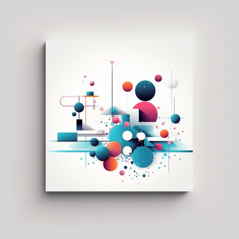 GENERICO - Pinturas De Decoración Con Concepto Estético 50x50 Cm