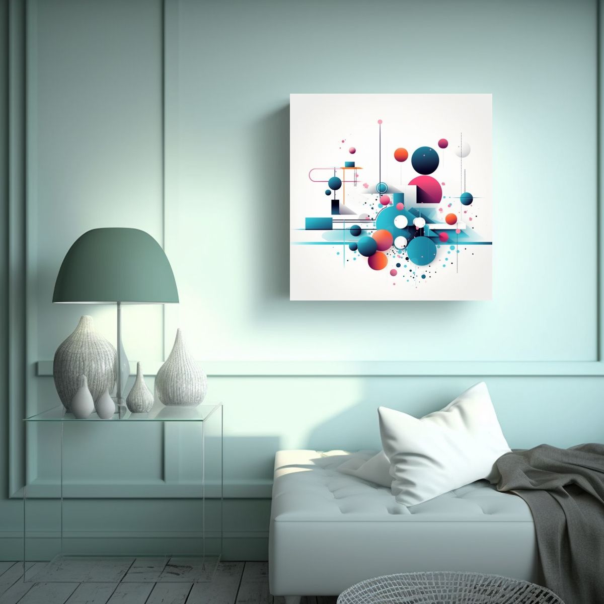 GENERICO - Pinturas De Decoración Con Concepto Estético 60x60 Cm