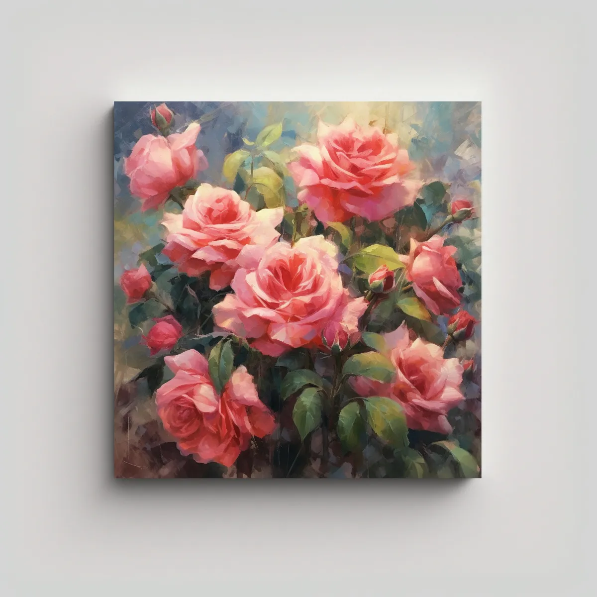 GENERICO - Romance Elegancia Rosa Arte Pared Concepto 50x50 Cm
