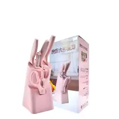 ANGELES DEL HOGAR - JUEGO DE CUCHILLOS DE COCINA SET DE 5 PIEZAS