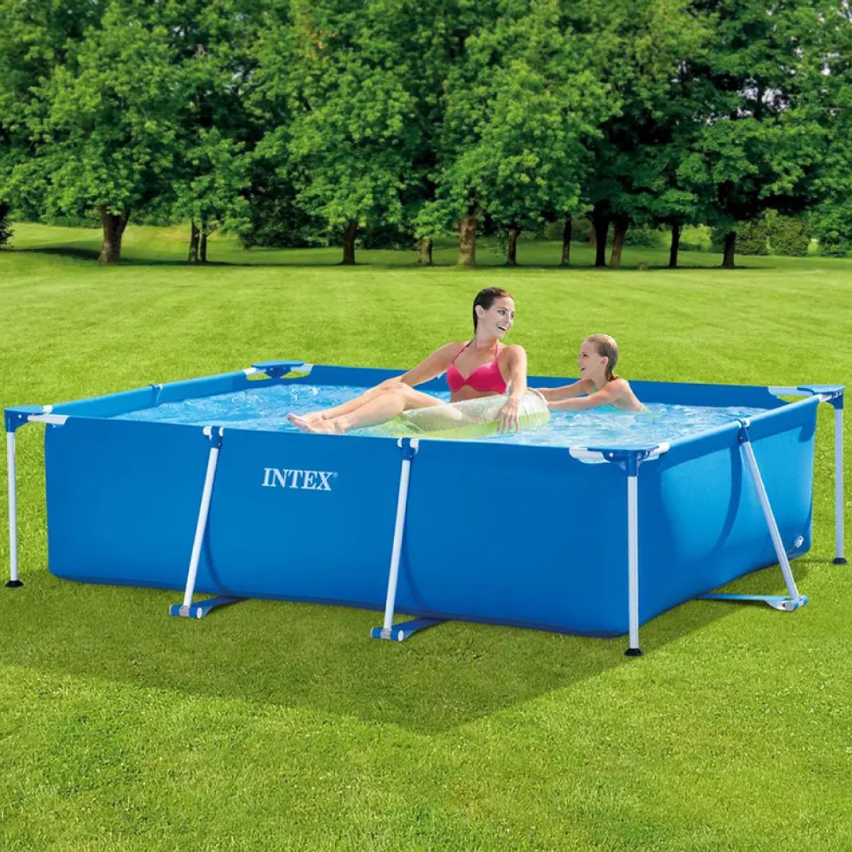 INTEX - Piscina Estructural Rectangular Intex 2,2m x 1,5m x 0,60m 1.662 Lt