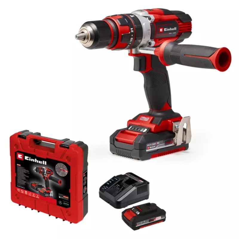 EINHELL - Taladro Percutor Einhell Te-cd 1848 Li-i 13 mm Einhell