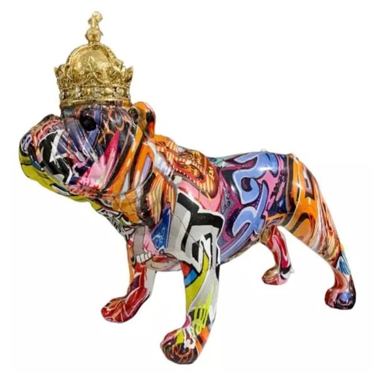 GENERICO - Figura Bulldog Multicolor - S73885