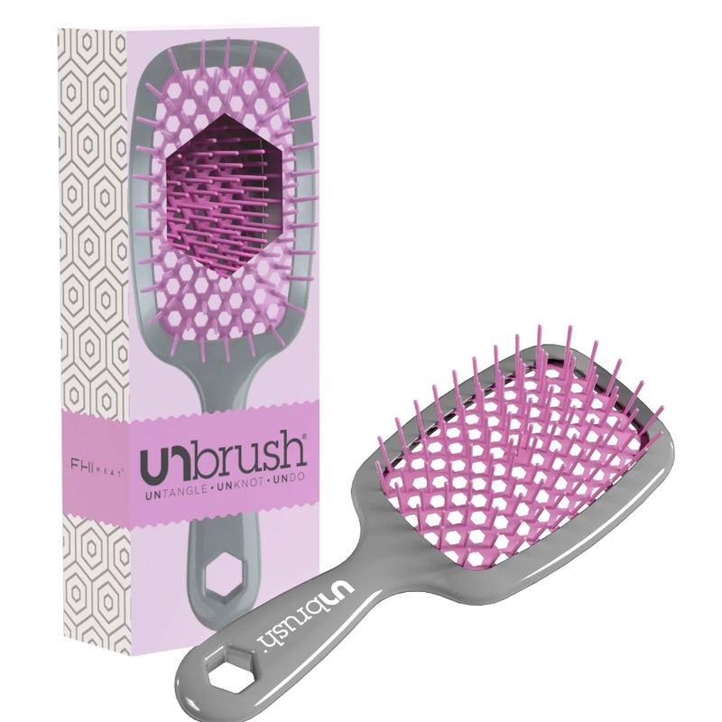 MUNDO AMABLE - UNbrush ® cepillo desenredante sin dolor Orchid Lavender