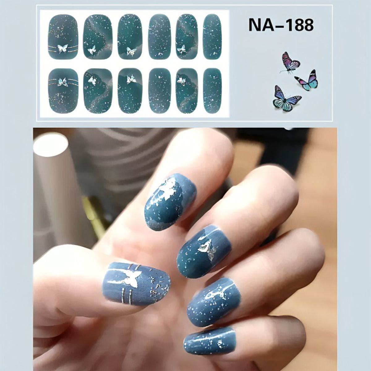 OEM - Stickers Pegatinas 3D Para Uñas