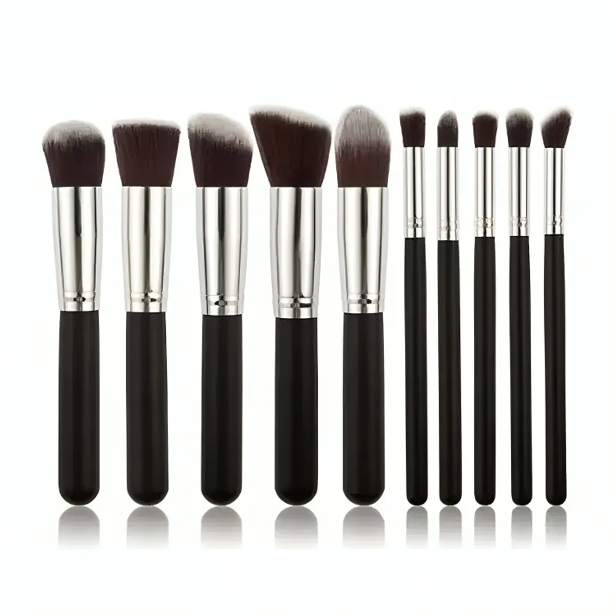OEM - Set Brochas Maquillaje Profesional  negro