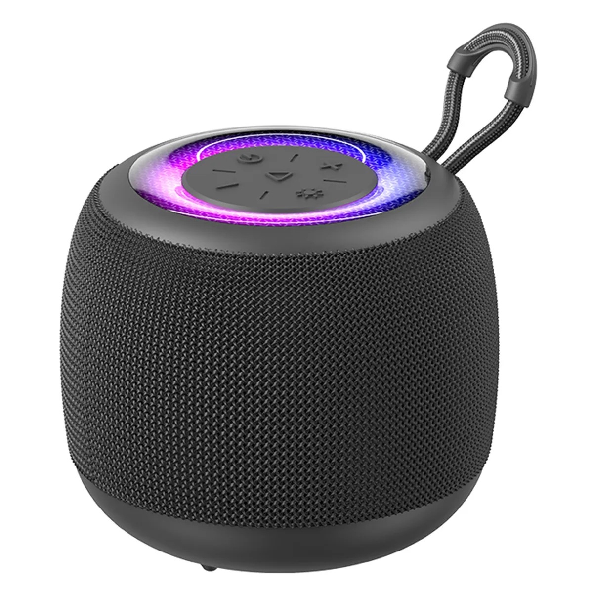 USAMS - Parlante Mini Bluetooth Portatil Usams YX014 1200 mAh Fiesta Negro