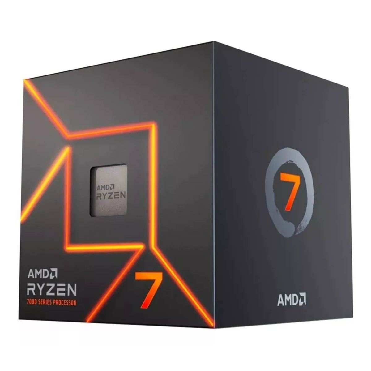 AMD CORP - Procesador AMD Ryzen 7 7700 AM5 8 Cores 16 Hilos 3.8/5.3GHz