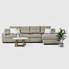 INNOVAMUEBLES - Seccional Botticelli XL Derecho Tela Beige YF