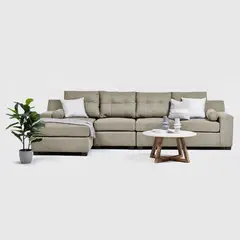 INNOVAMUEBLES - Seccional Botticelli XL Izquierdo Tela Beige YF.