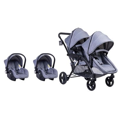 Imagen 2 del producto Coche Duo Travel System Géminis Grey