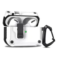 Carcasa Funda Para AirPods 4 Con Seguro Antigolpes