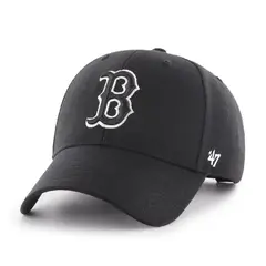47 - Jockey Boston Red Sox Black Black White - Negro