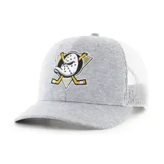 47 - Jockey Anaheim Ducks Gray Harrin Trucker - Gris