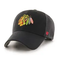 47 - Jockey Chicago Blackhawks Black MVP - Negro