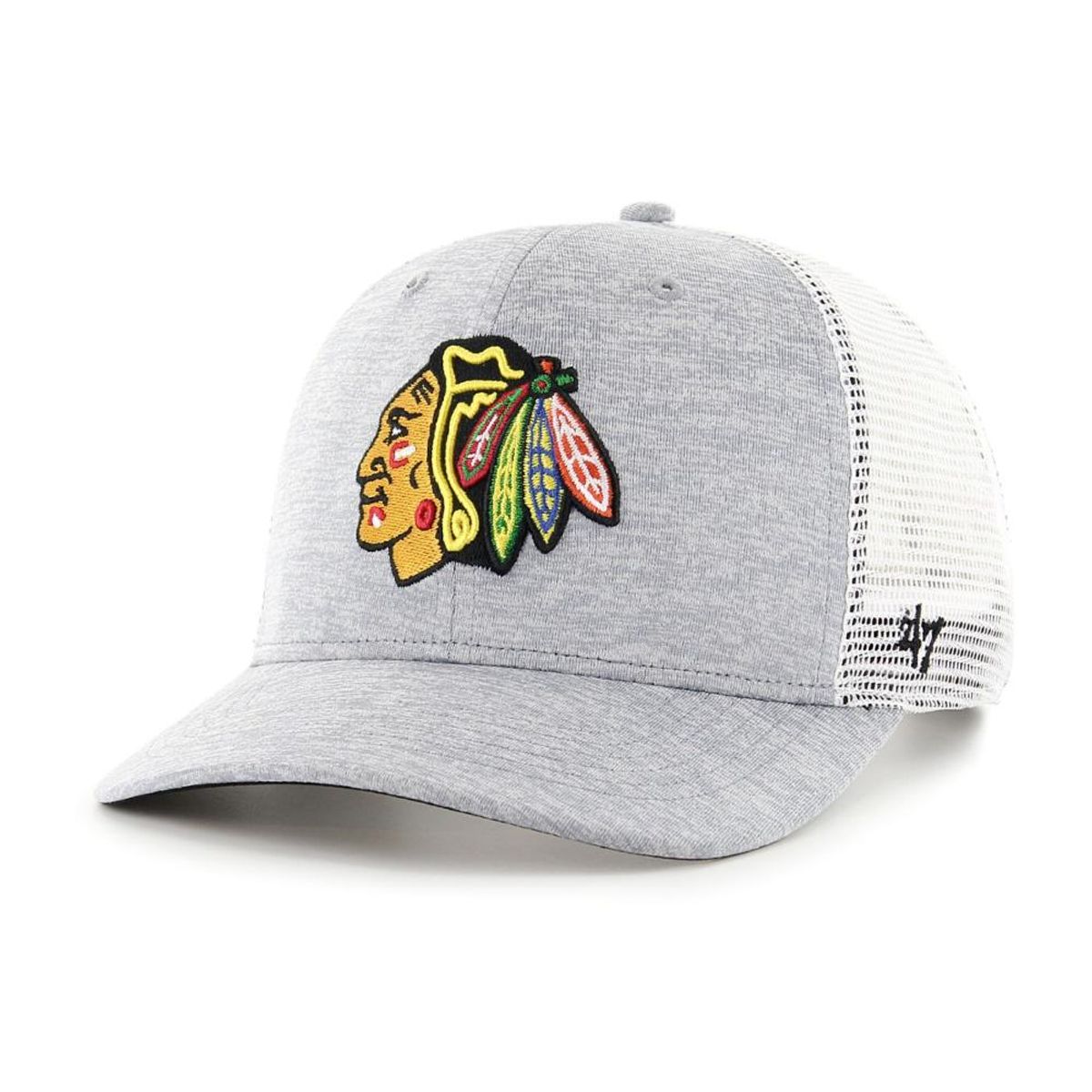 47 - Jockey Chicago Blackhawk Gray Trucker - Gris