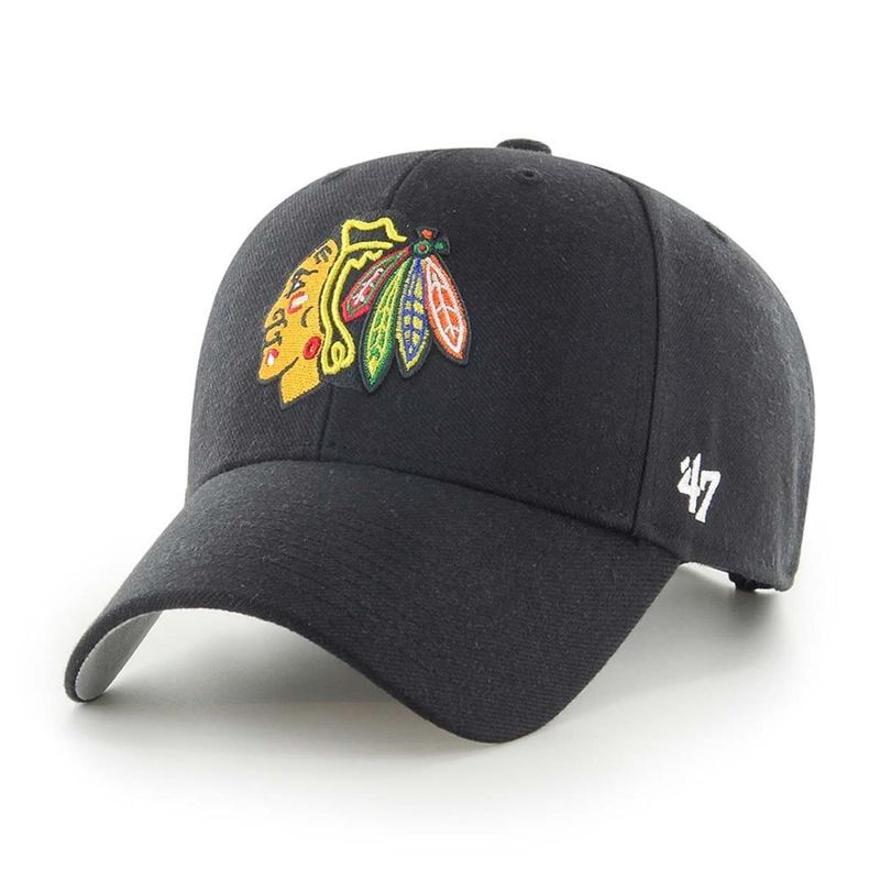 47 - Jockey Chicago Blackhawks Black Sure Snapback - Negro