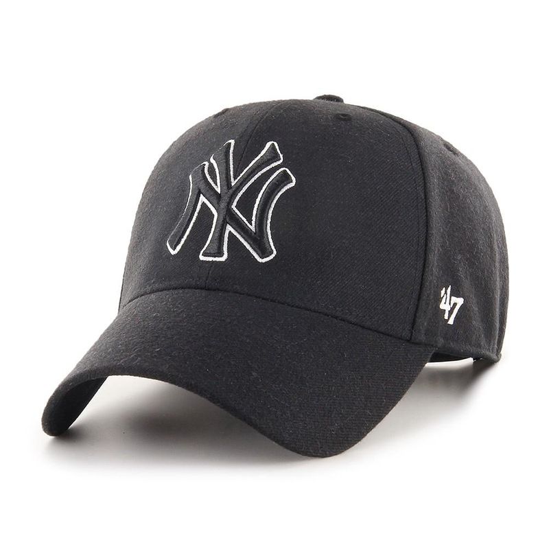 47 - Jockey New York Yankees Black MPV 47 - Negro
