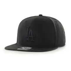 47 - Jockey Los Angeles Dodgers No Shot All Black Captain - Negro