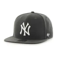 47 - Jockey New York Yankees No Shot Charcoal White Captain - Gris
