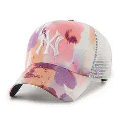47 - Jockey New York Yankees Dayglow White Trucker - Blanco