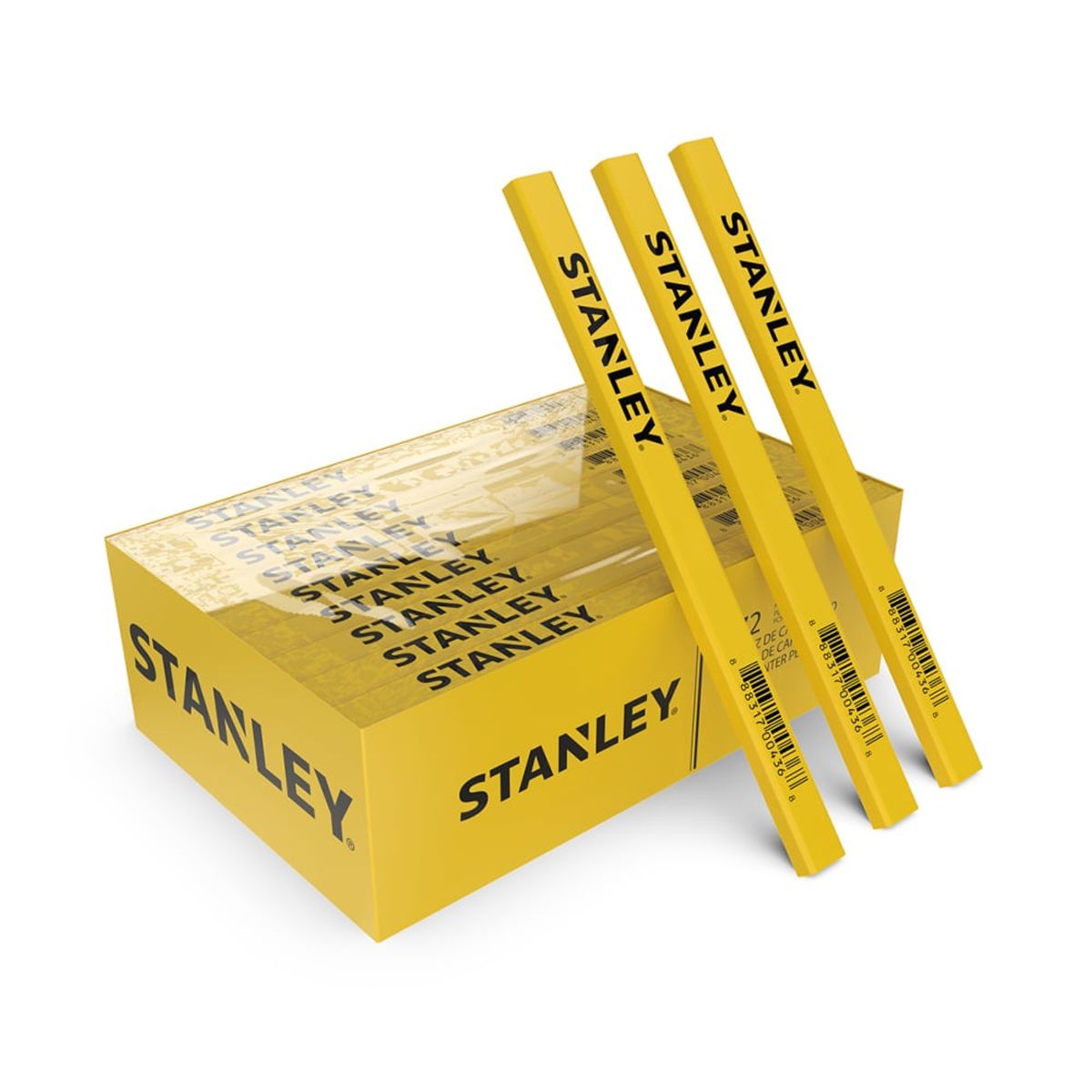 GENERICO - Stanley Lápiz Carpintero x 72 Uds