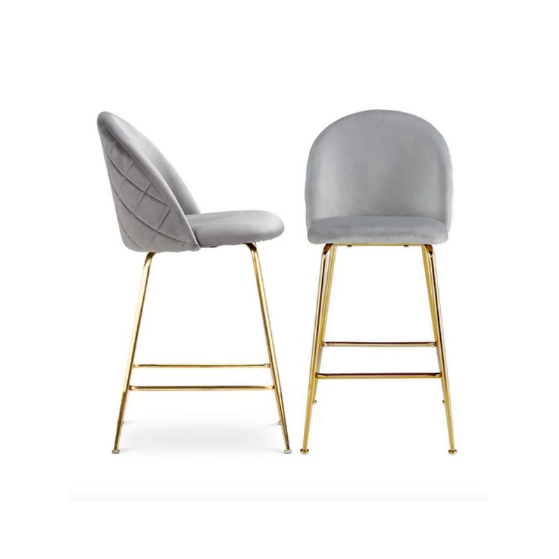 GENERICO - Taburete Deluxe Gold Gris