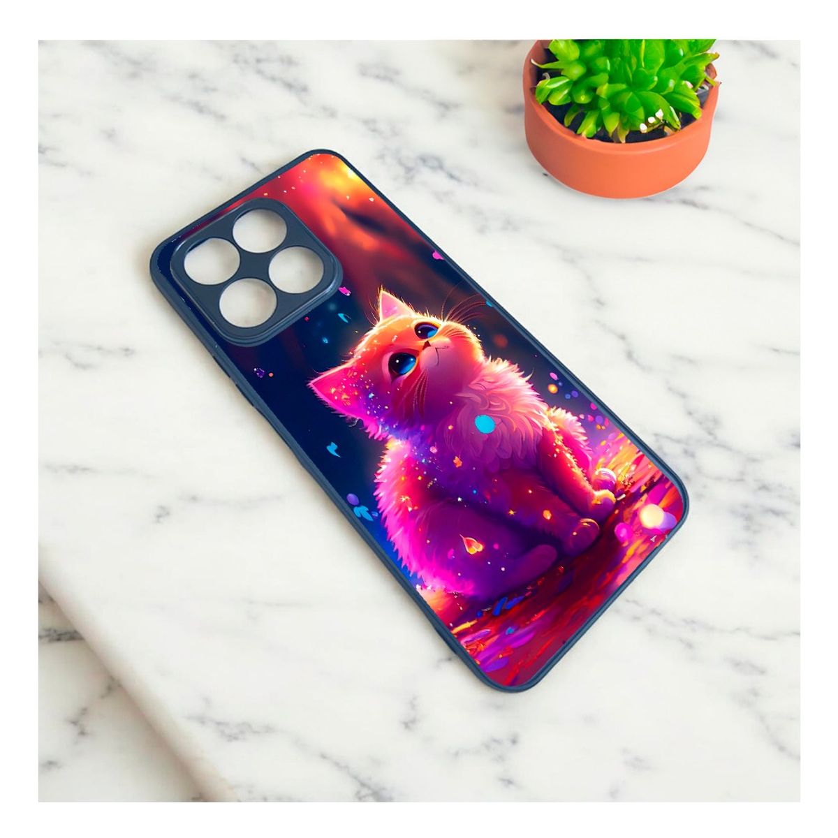 GENERICO - CARCASA PARA HONOR X8 5G DISEÑO GATITO 101