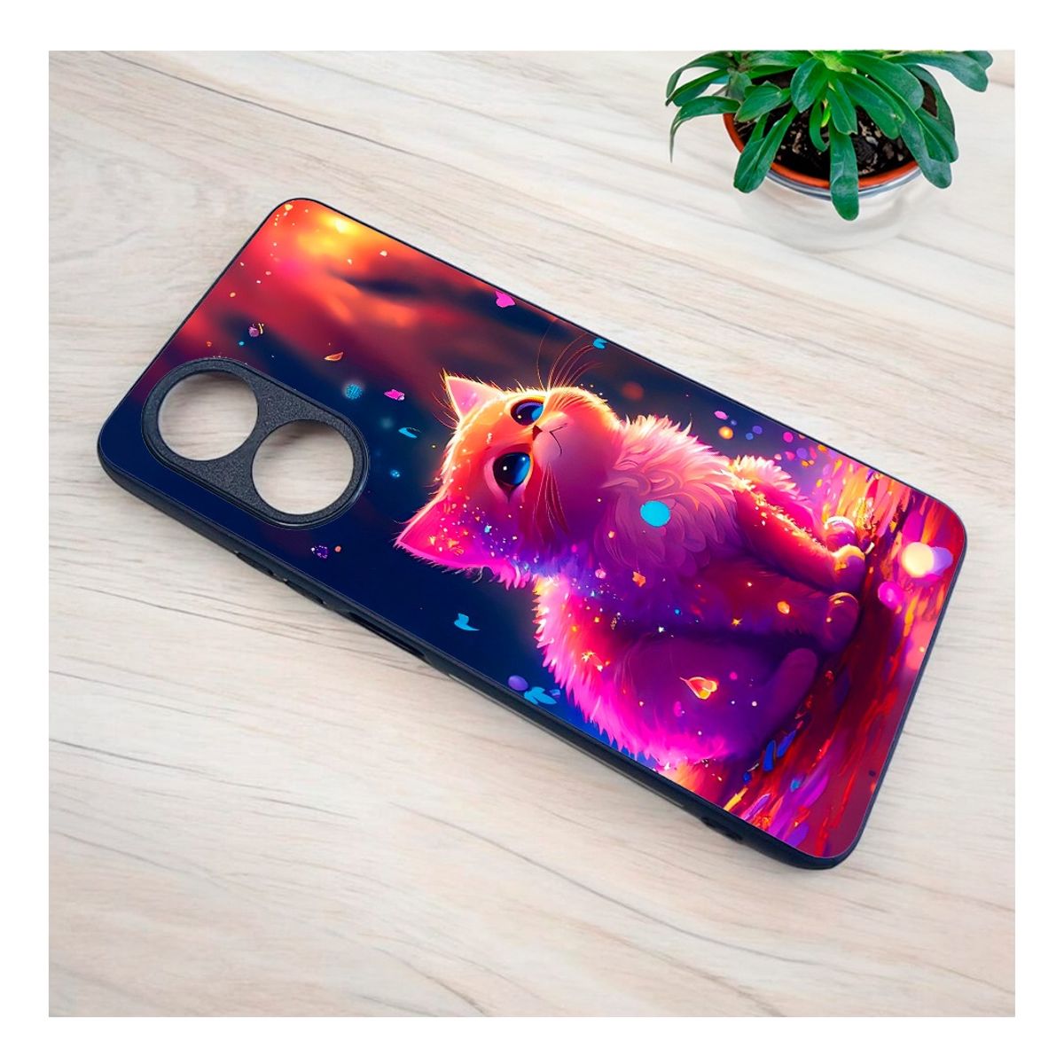 GENERICO - CARCASA PARA OPPO A17 DISEÑO GATITO 101