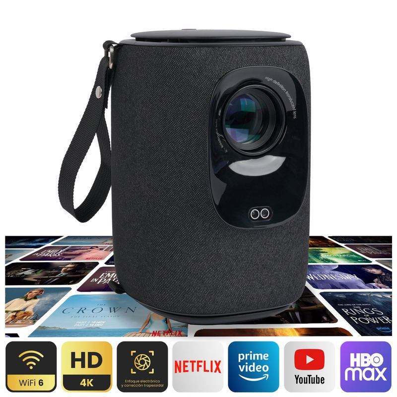 LEVO - Proyector Portatil Smart Nova 9000lm WiFi BT Android Levo