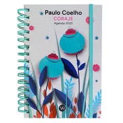 TOP10BOOKS - AGENDA PAULO COELHO 2025 - ANILLADA: CORAJE / FLORES VERDE / VR / PAULO C