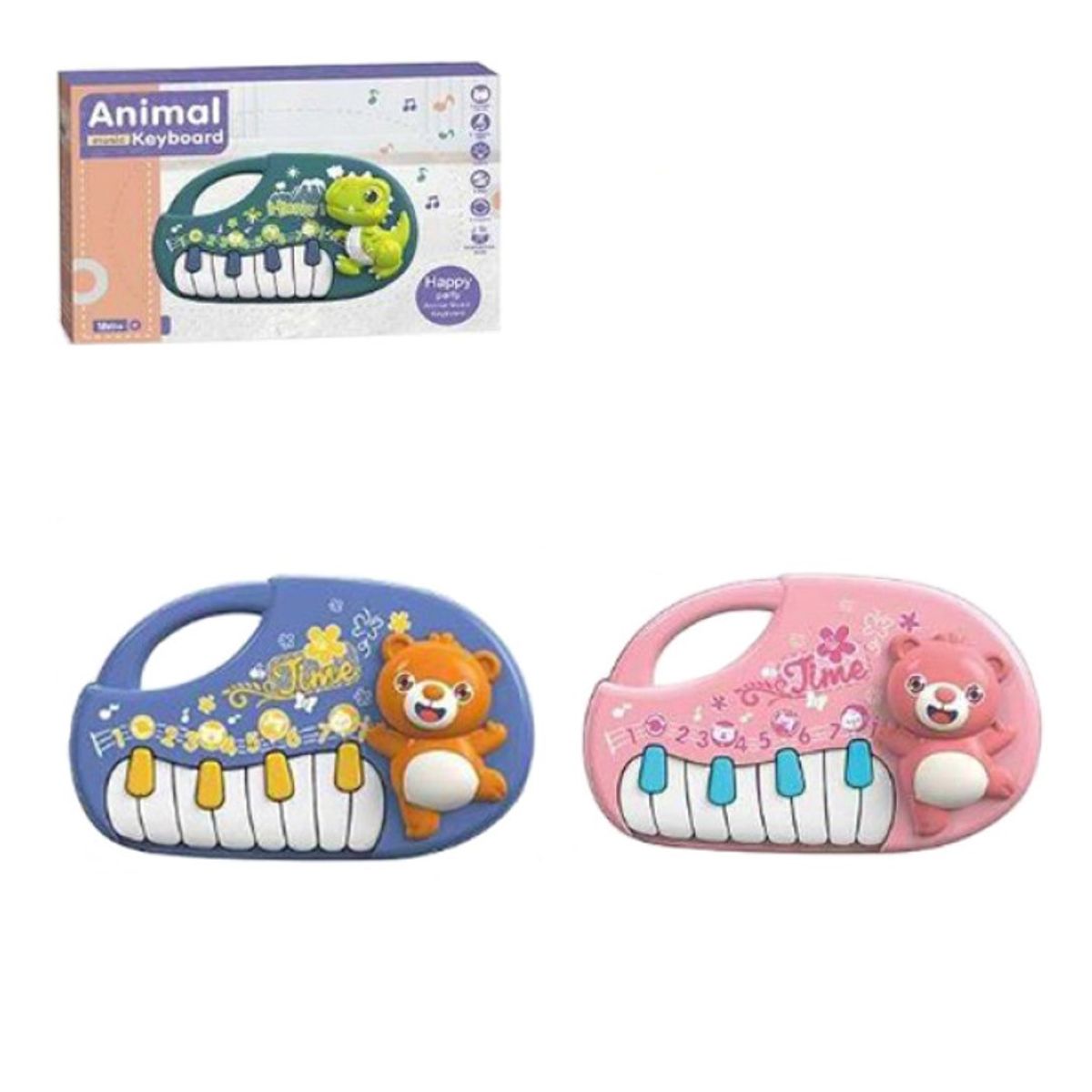 GENERICO - Pianito Musical Animal Keyboard De Bebés Con Luces Y Sonido