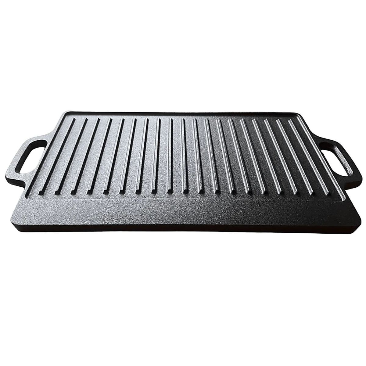 GENERICO - Plancha Churrasquera Reversible Hierro 50 x 23CM