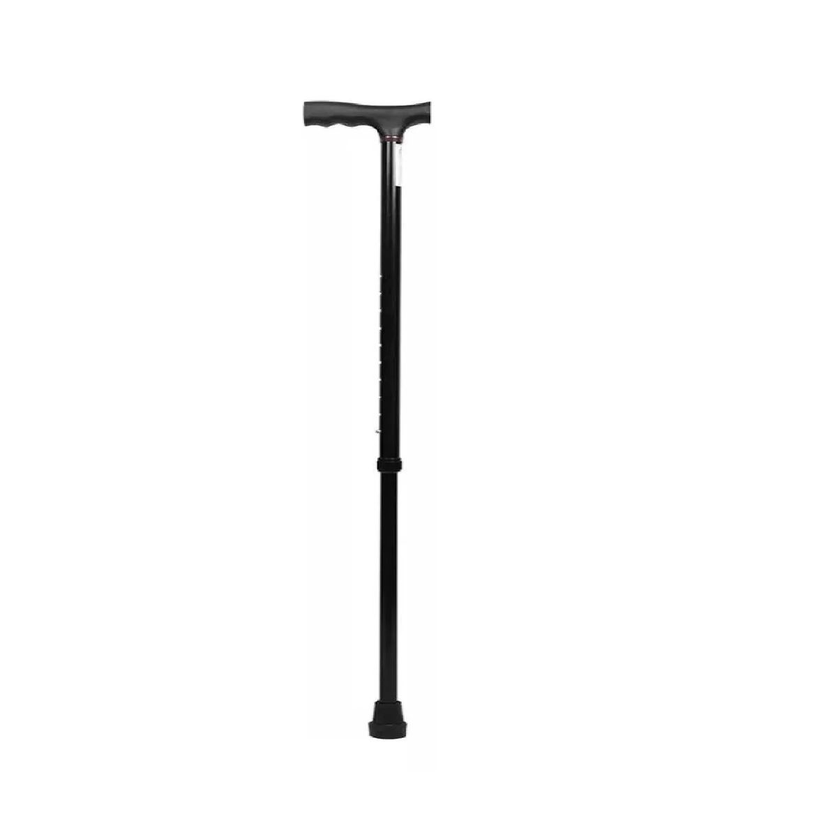GENERICO - Bastón Muleta En Forma De T Liviano Regulable 73-96cm Negro