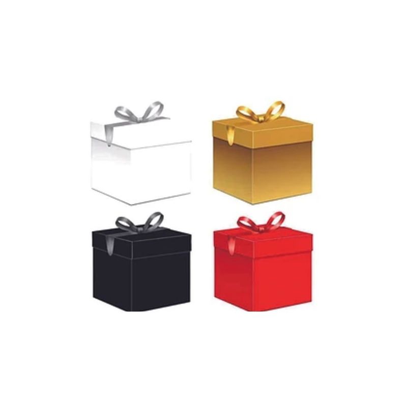 GENERICO - Caja Plegable Unicolor 30cm Diseño Aleatorio