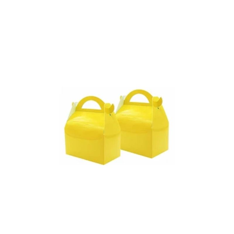 GENERICO - Caja De Tarta Amarilla 3pcs 16x9x19cm