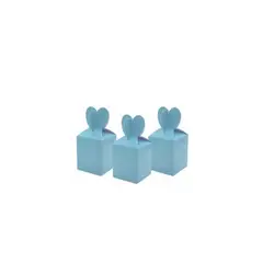 GENERICO - Caja De Regalo Celeste 6pcs 19x9x9cm
