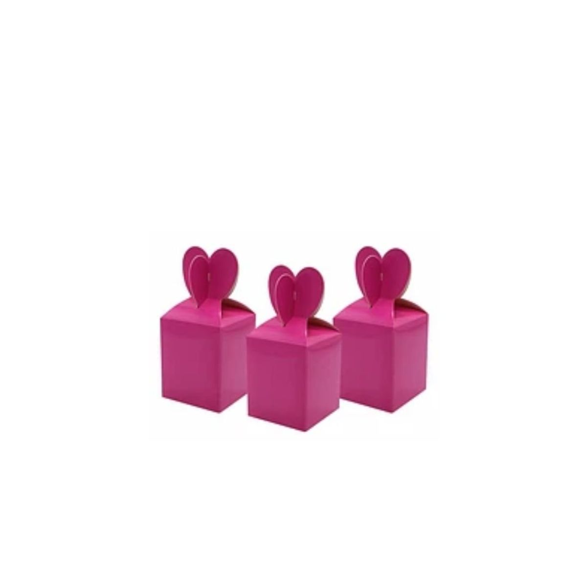 GENERICO - Caja De Regalo Fucsia 6pcs 9x9x19