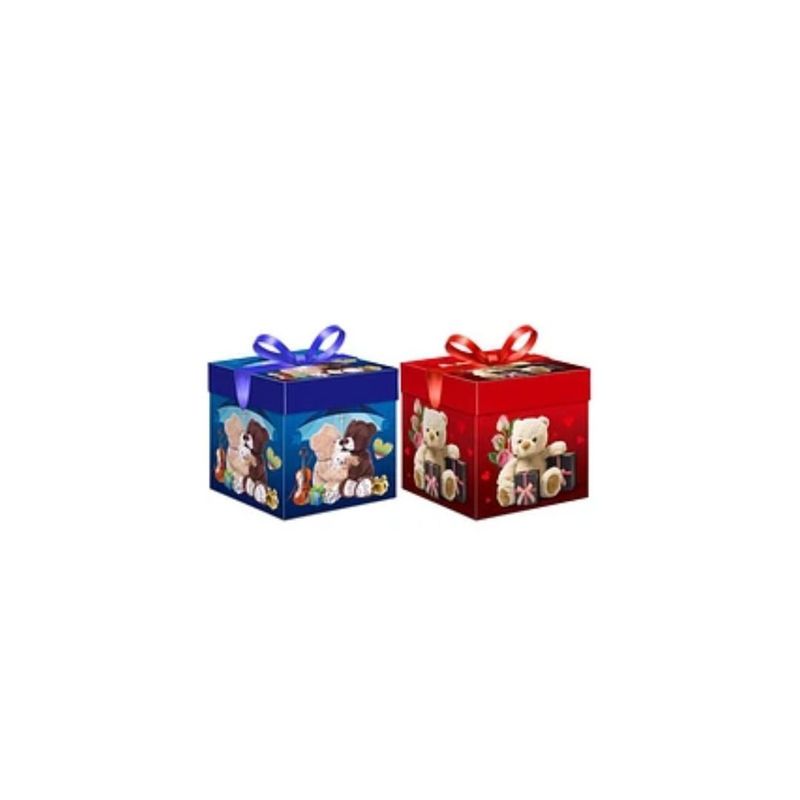 GENERICO - Caja De Regalo Osos 25cm Diseño Aleatorio