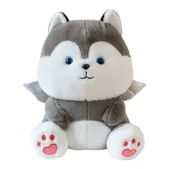 GENERICO - Peluche Perro Husky Hermoso 30 Cm